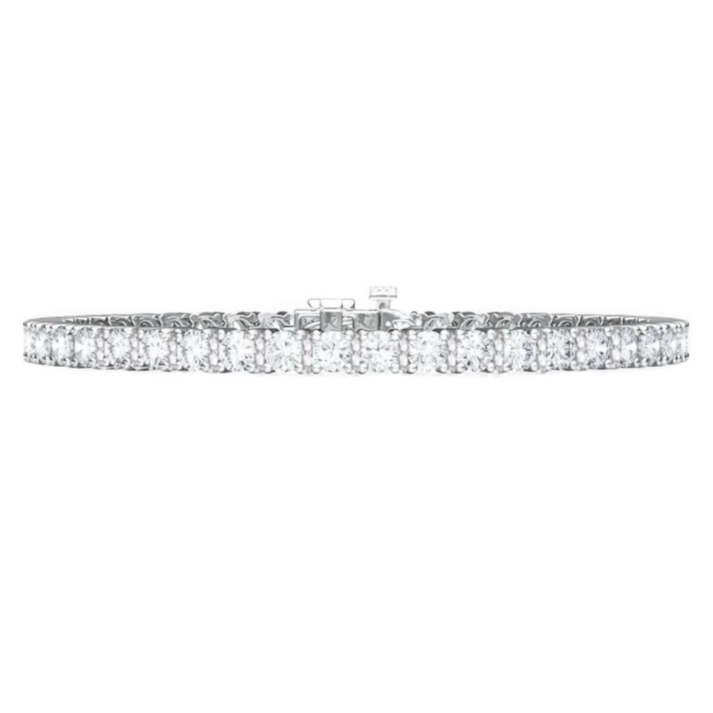 Bella Crystal Line Tennis Bracelet in 925 Silver Dazzling Diamond
